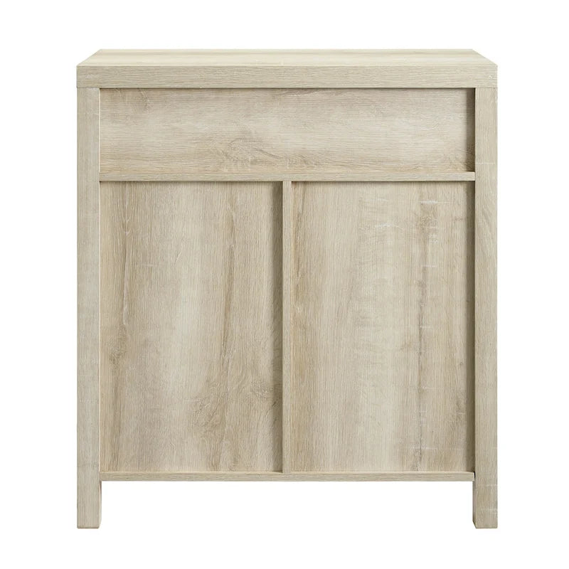 Meuble d'appoint rustique avec porte de grange