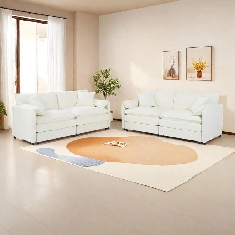 Canapé Causeuse Chenille Nuage