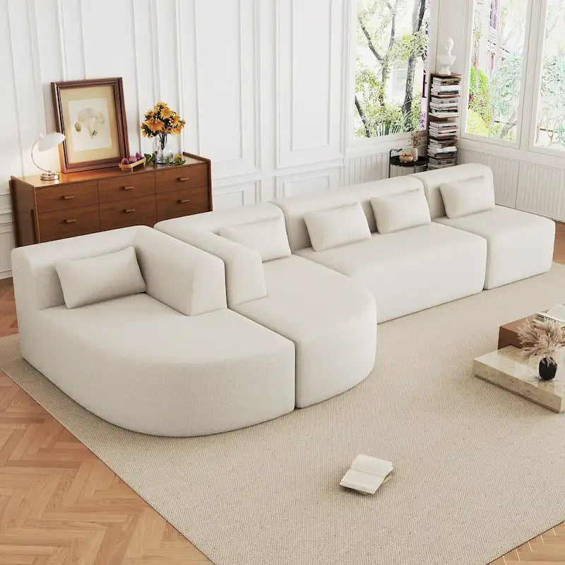 Canapé modulaire rembourré