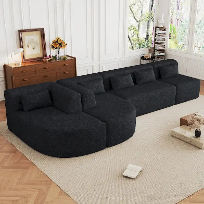 Canapé modulaire rembourré