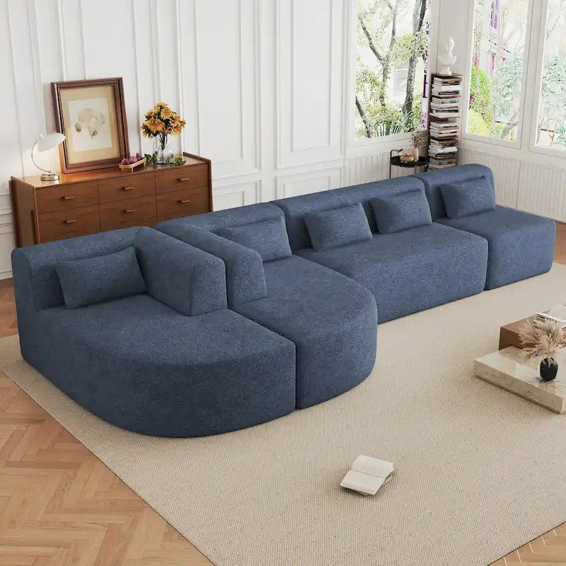 Canapé modulaire rembourré