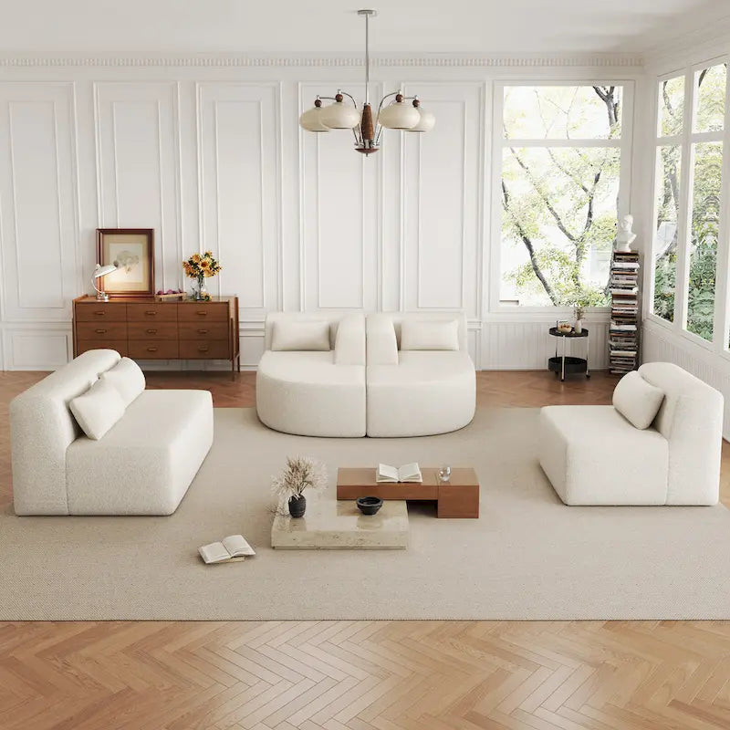 Canapé modulaire rembourré
