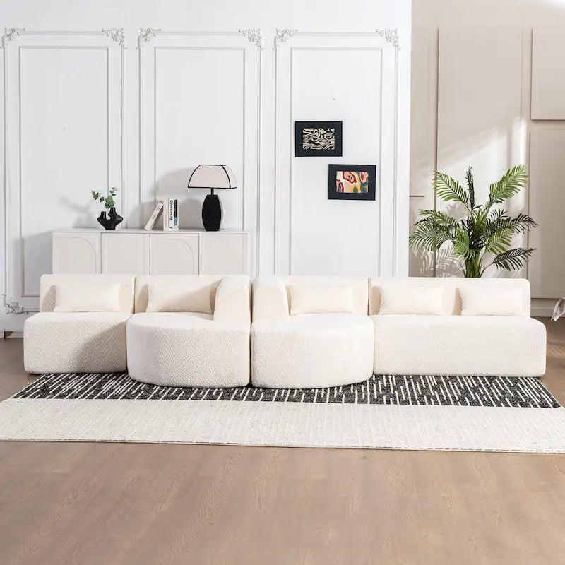 Canapé modulaire rembourré