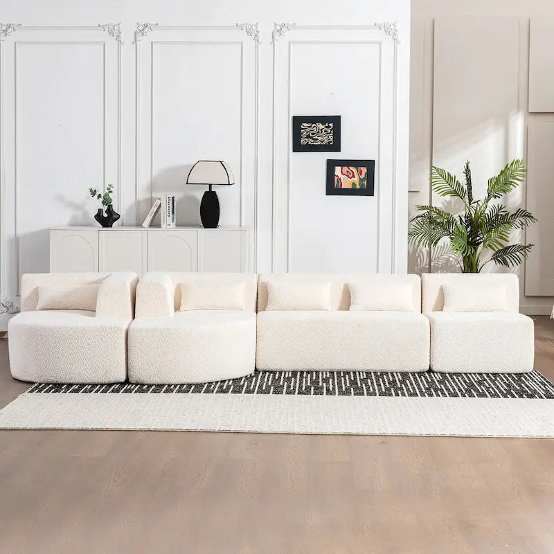 Canapé modulaire rembourré