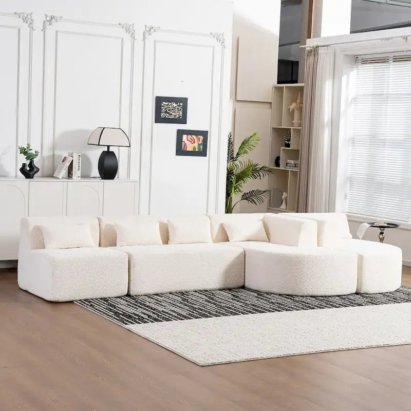 Canapé modulaire rembourré