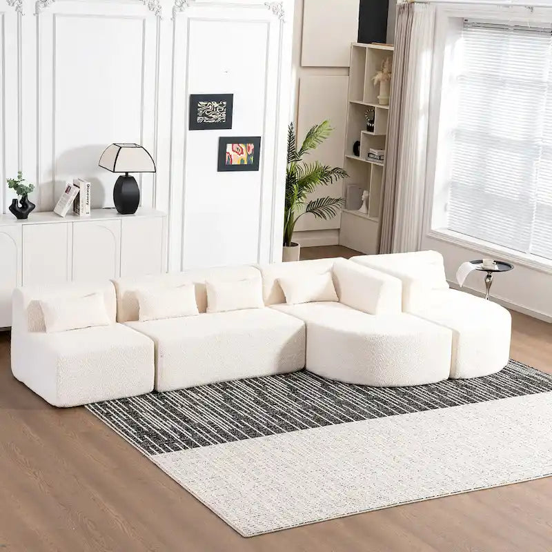 Canapé modulaire rembourré