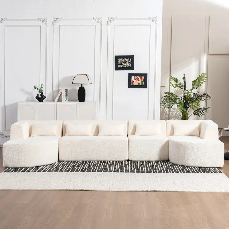 Canapé modulaire rembourré
