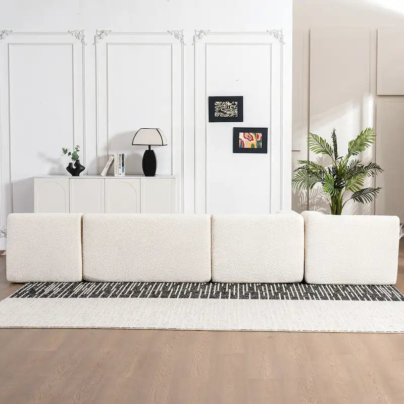 Canapé modulaire rembourré