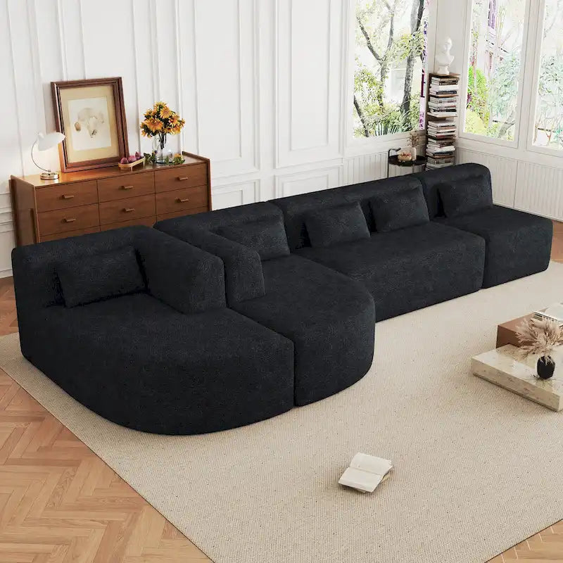 Canapé modulaire rembourré
