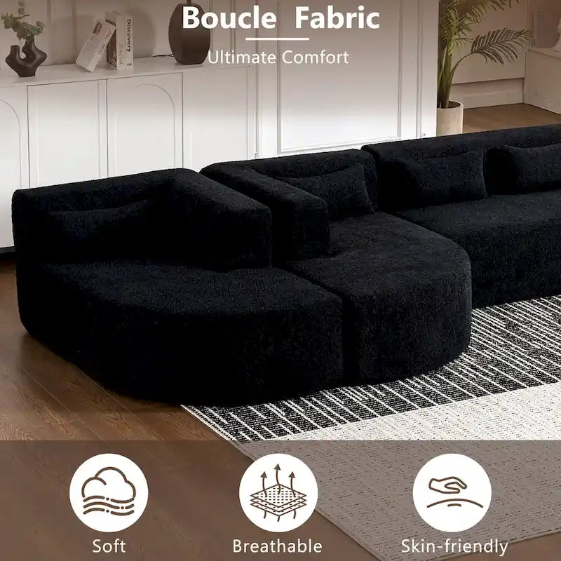 Canapé modulaire rembourré