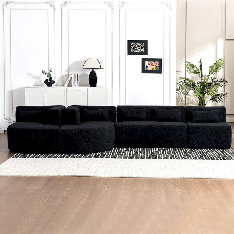 Canapé modulaire rembourré