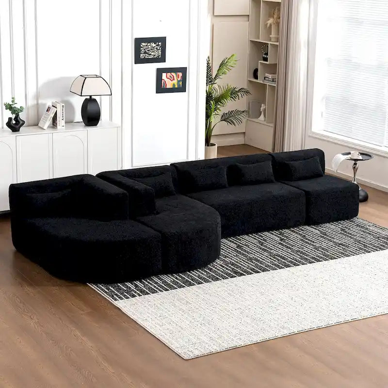 Canapé modulaire rembourré