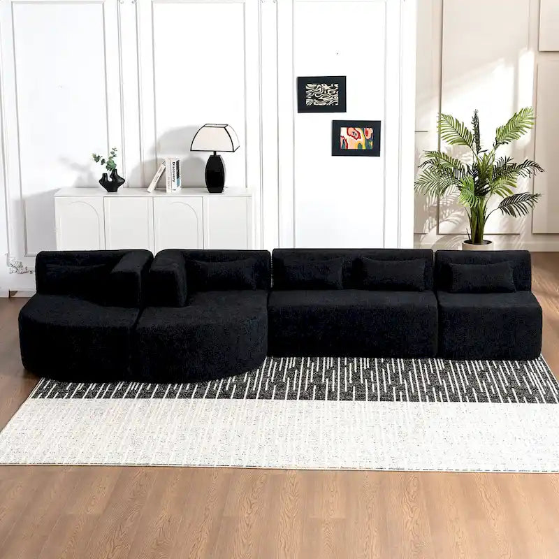 Canapé modulaire rembourré