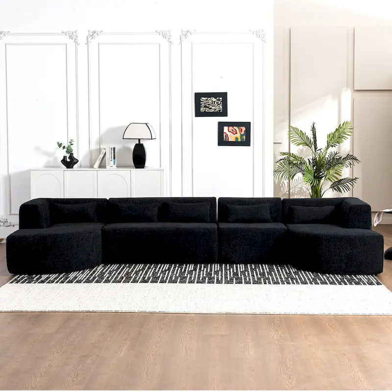 Canapé modulaire rembourré