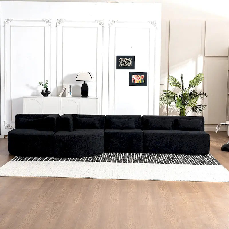 Canapé modulaire rembourré