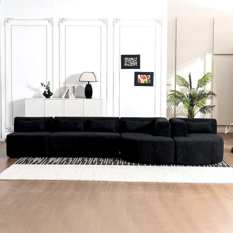 Canapé modulaire rembourré