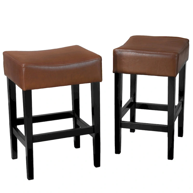 Tabourets de bar de style moderne et sièges en cuir