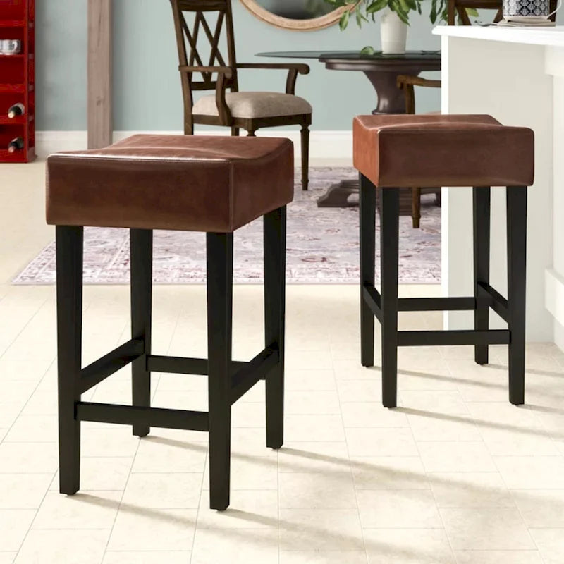 Tabourets de bar de style moderne et sièges en cuir