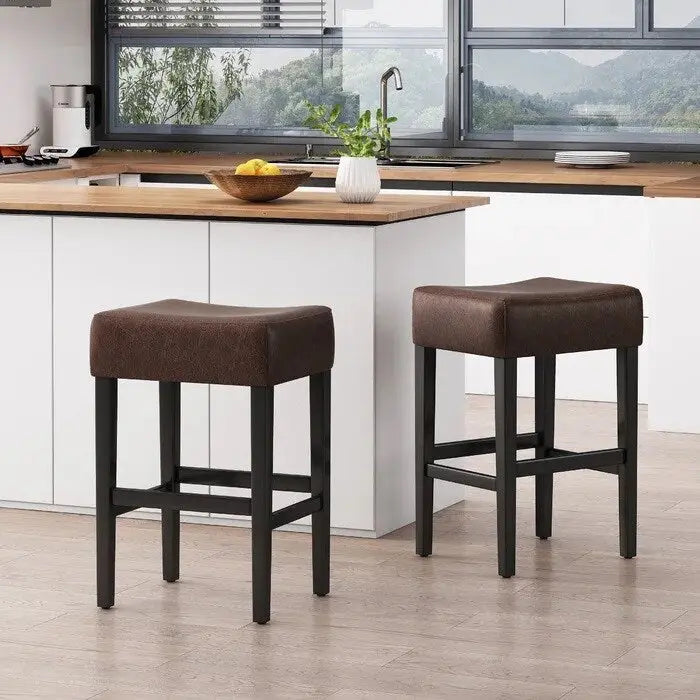 Tabourets de bar de style moderne et sièges en cuir
