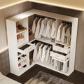 Armoires d'angle avec rangement pour pantalons et chaussures