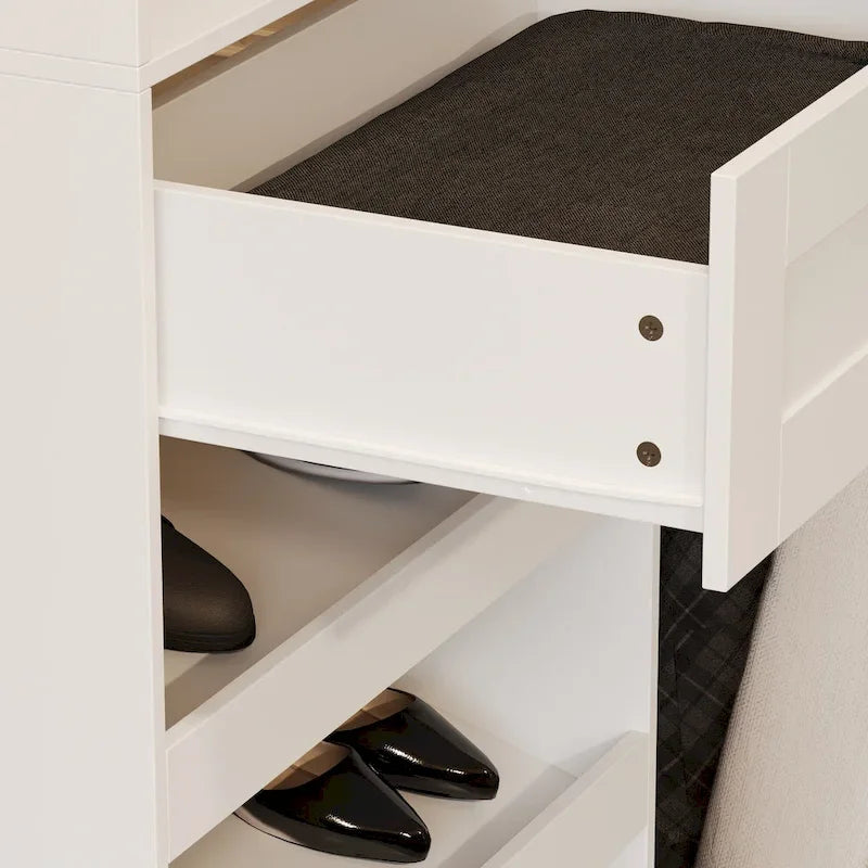 Armoires d'angle avec rangement pour pantalons et chaussures