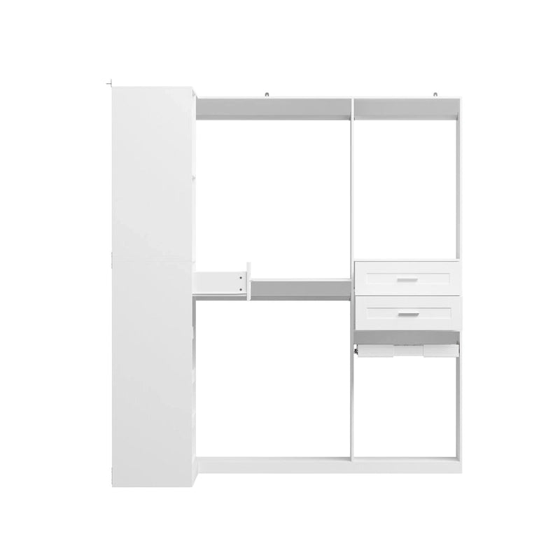 Armoires d'angle avec rangement pour pantalons et chaussures