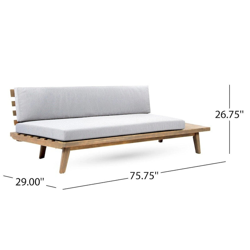 Canapé en bois minimaliste