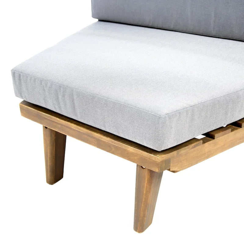 Canapé en bois minimaliste