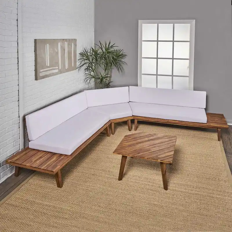 Canapé en bois minimaliste