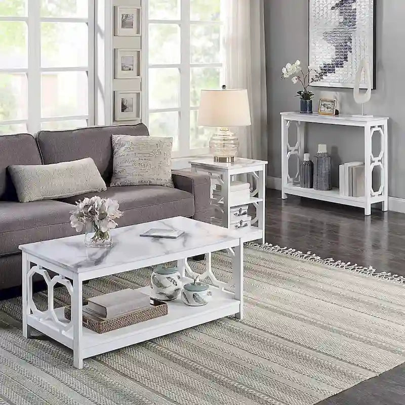 Console de service avec étagère