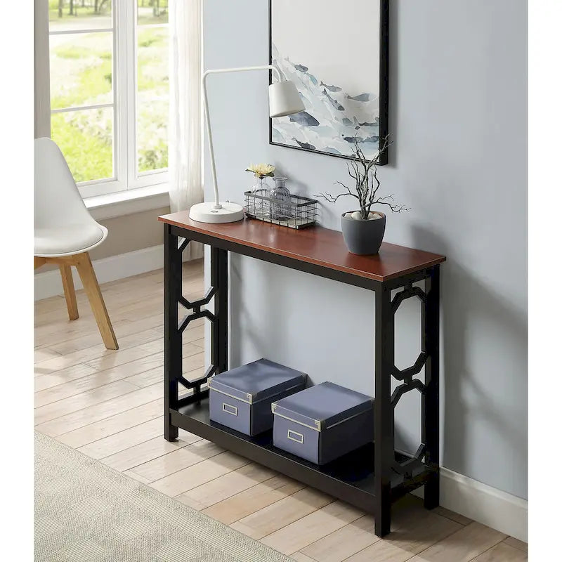 Console de service avec étagère