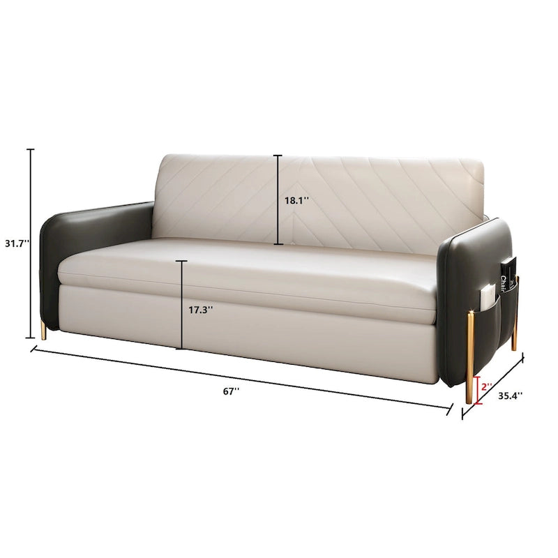 Canapé convertible moderne largeur