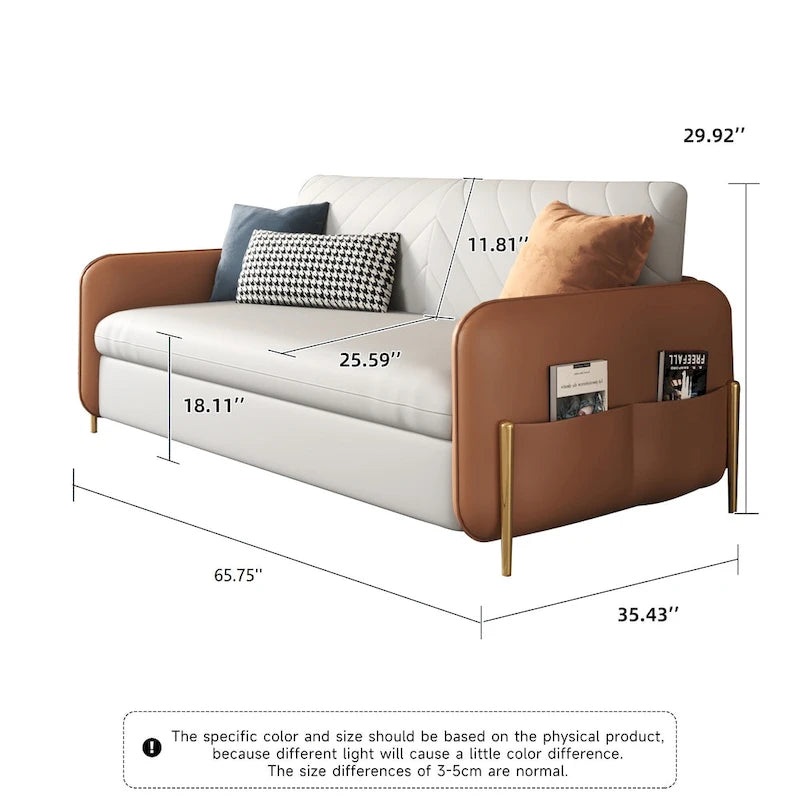 Canapé convertible moderne largeur