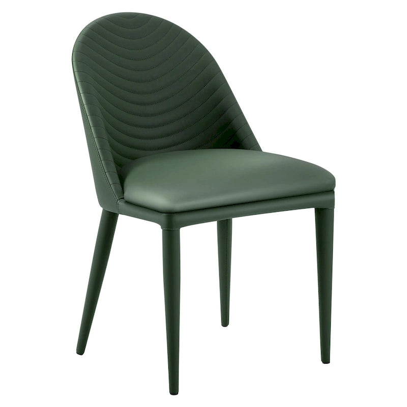 Chaises de salle à manger assemblées revêtues de cuir microfibre