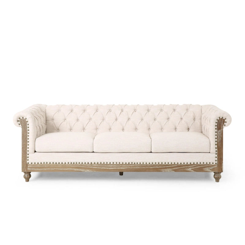 Canapé d'intérieur, décoré de rivets