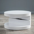 Petite table basse circulaire rotative Mod