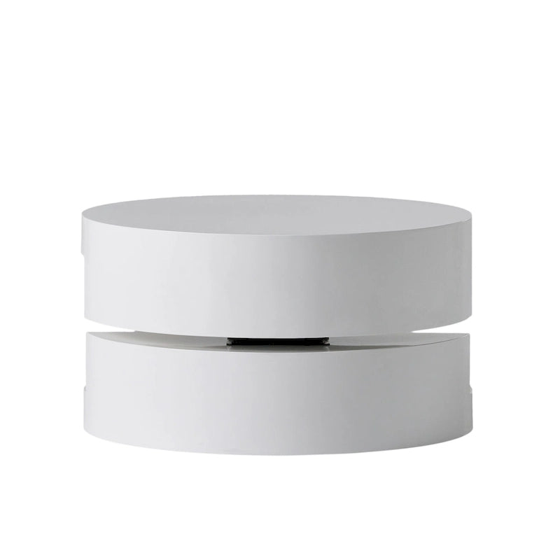 Petite table basse circulaire rotative Mod