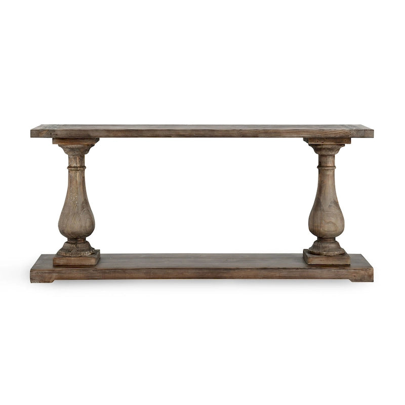 Console en bois de récupération