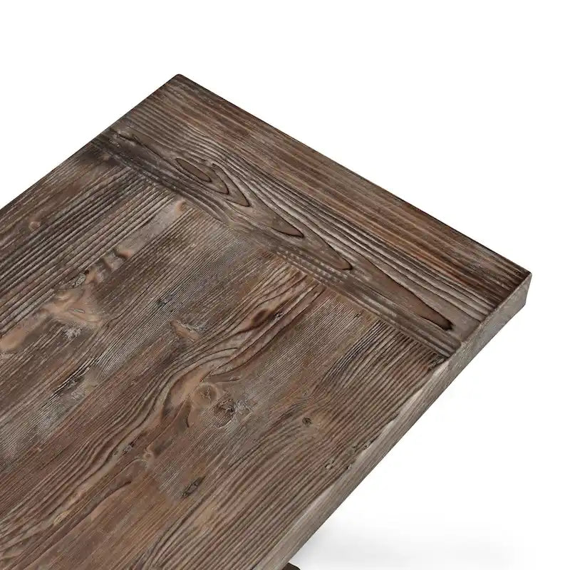 Console en bois de récupération