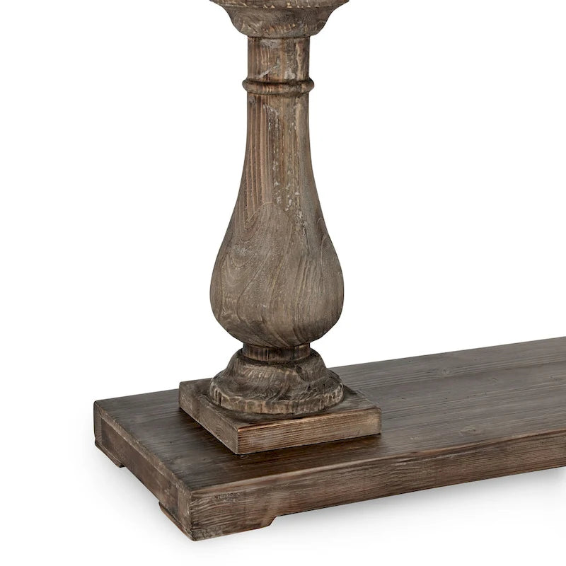 Console en bois de récupération