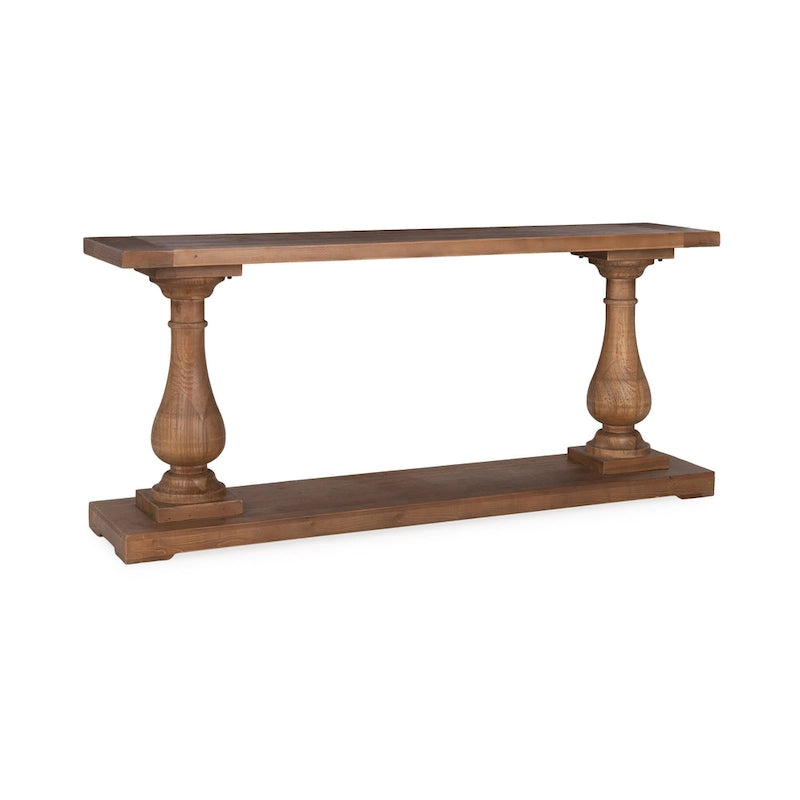 Console en bois de récupération