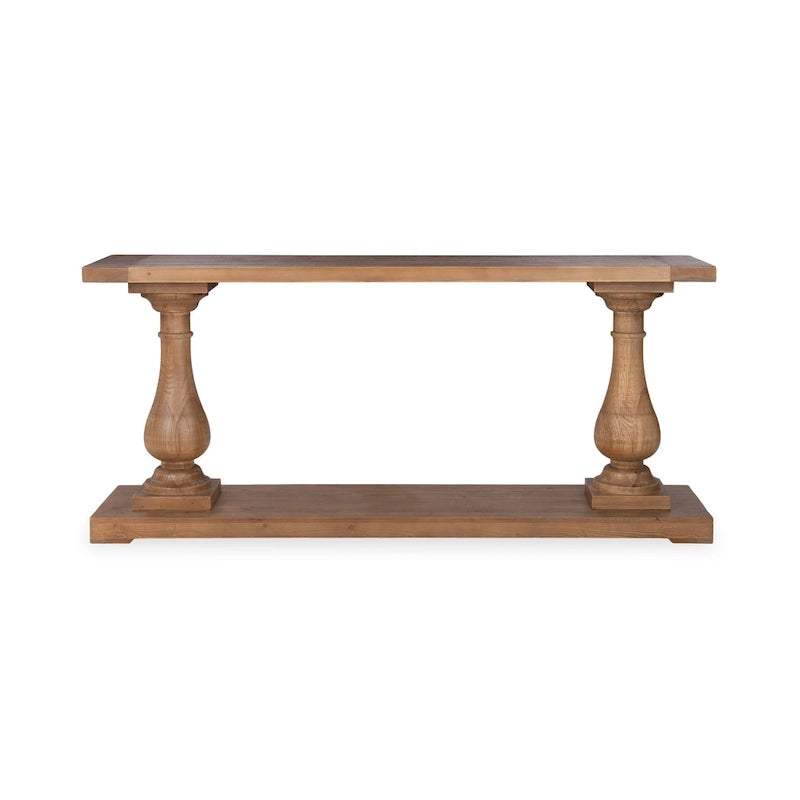 Console en bois de récupération