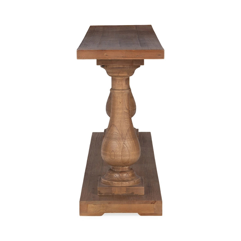 Console en bois de récupération