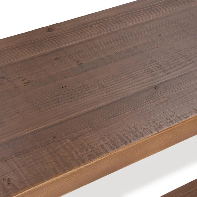Console en bois de récupération