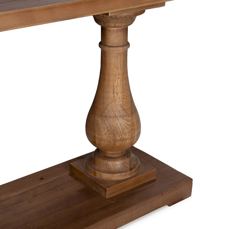 Console en bois de récupération
