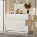 Commode à six tiroirs ultra-brillante