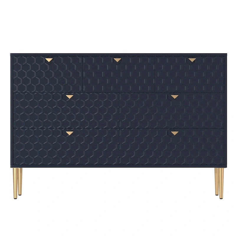 Commode en bois 7 tiroirs