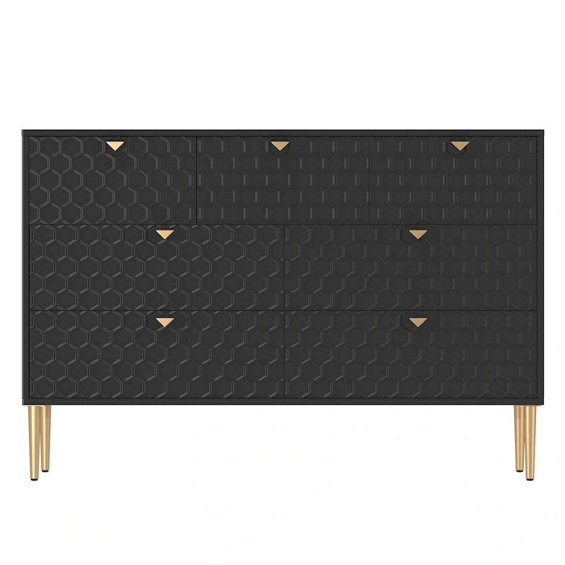 Commode en bois 7 tiroirs