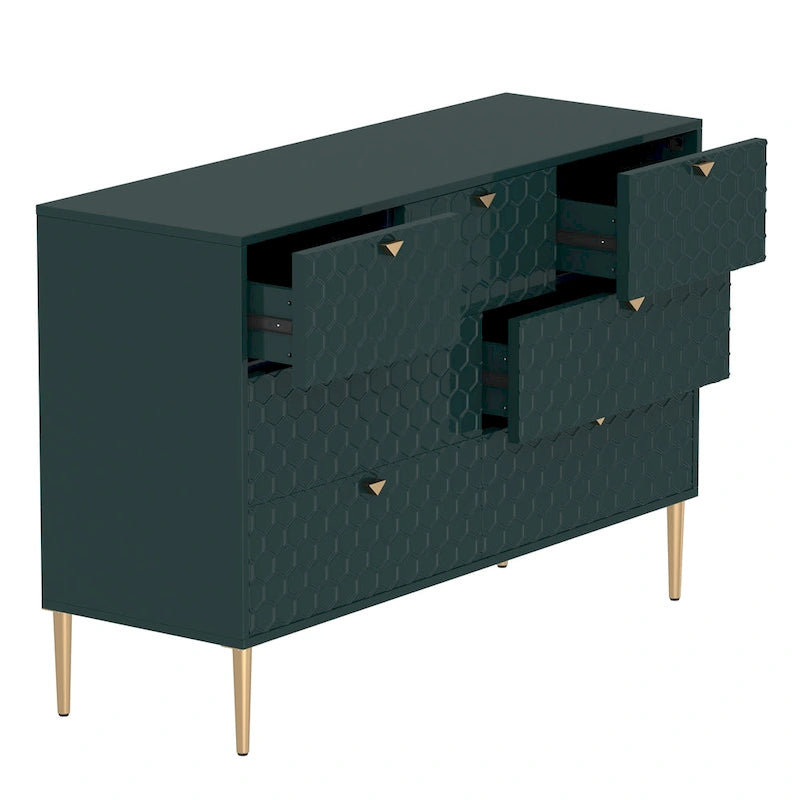 Commode en bois 7 tiroirs