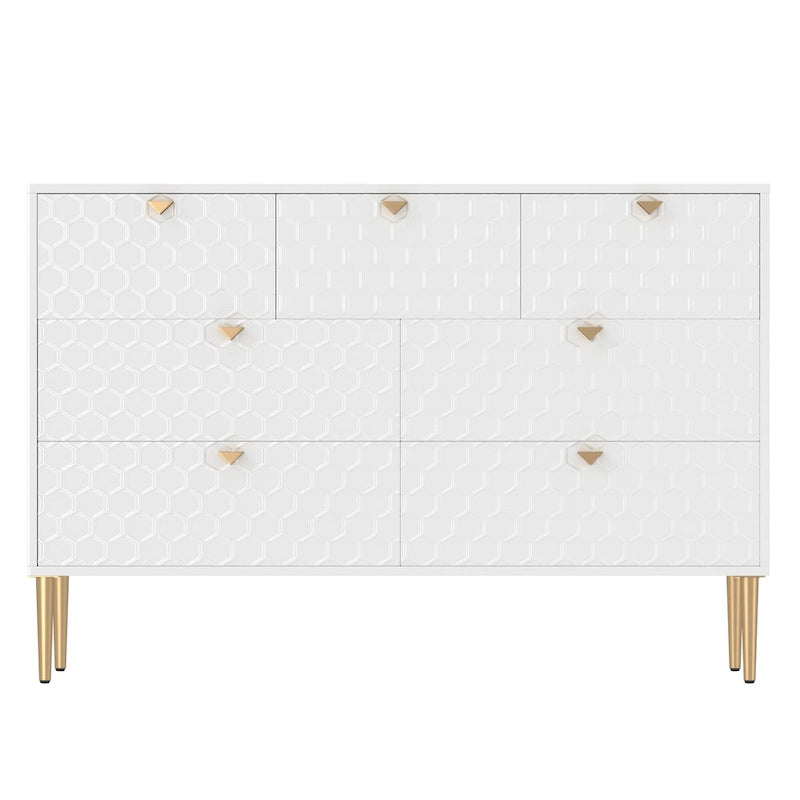 Commode en bois 7 tiroirs